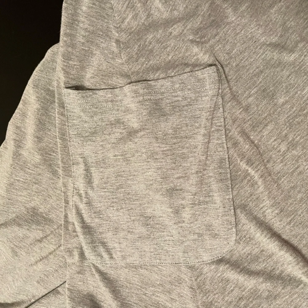 Tickled Teal Light Gray Drawstring Maxi Skirt - Picture 2 of 3